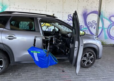 Elektrický zvedák Milford Lift v Citroënu C3 Aircross
